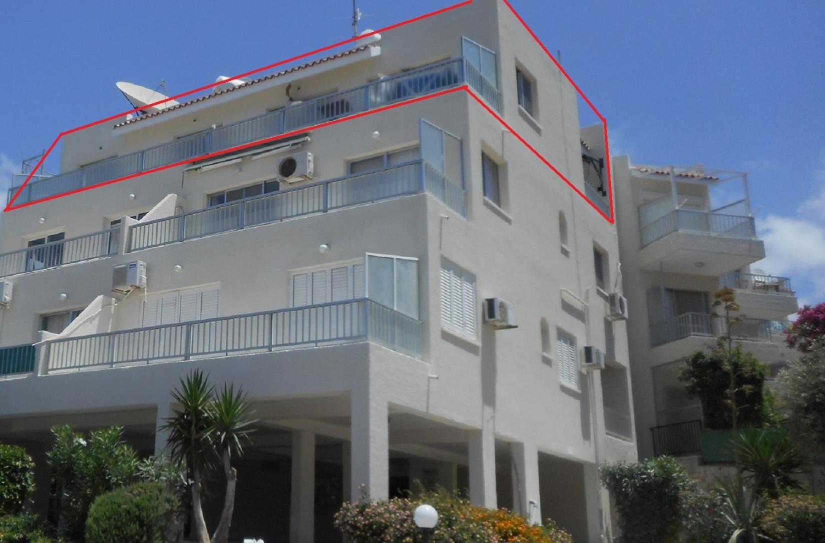 Diamond Sea View Penthouse Lägenhet Paphos Exteriör bild